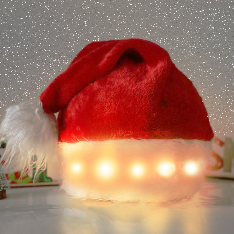 Christmas Hat LED Light Plush 09