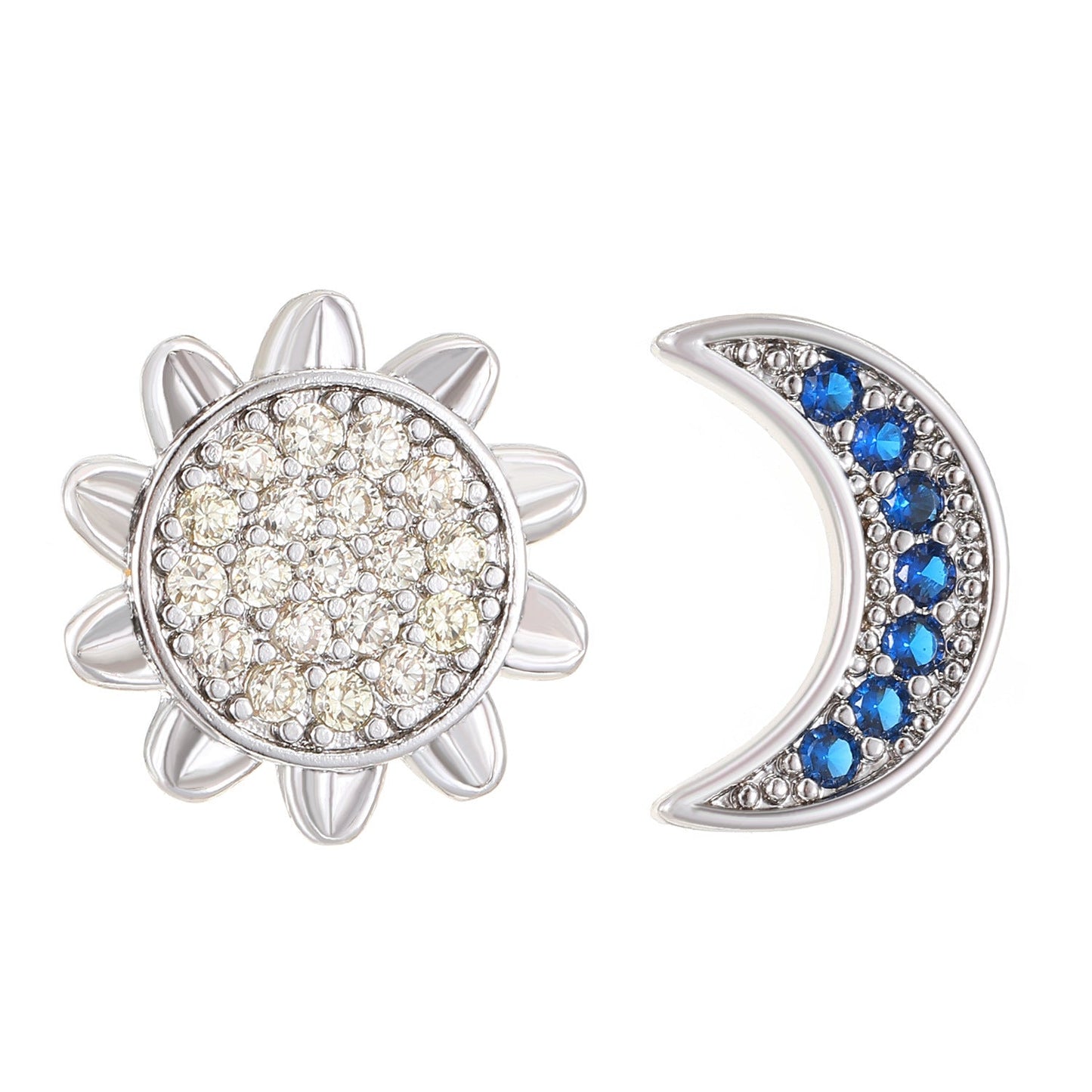 Sun And Moon Full Diamond Stainless 03