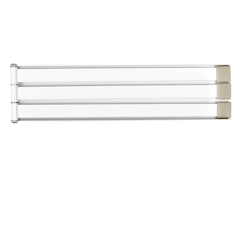 Heavy-duty suction cup towel rack demonstrating tool-free installation for bathroom organization
