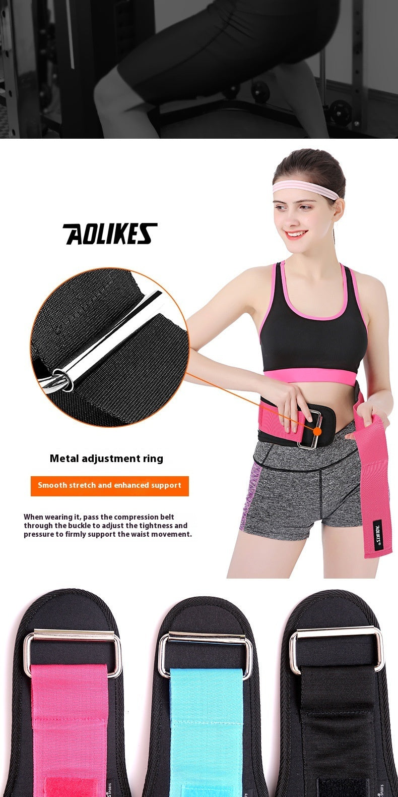 Squat Belt Weight Lifting Bodybuilding Fitness Training Sports Protection Pressure