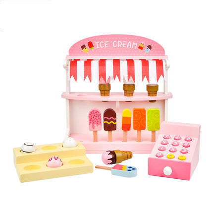 Play House Toy Ice Cream Truck Girl Ice Cream Ice Cream Set Simulation Car