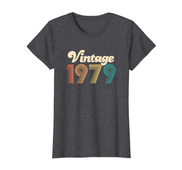 Funny 40th Birthday Gift - Vintage 1979 T-Shirt Classic Women Men