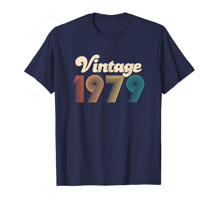 Funny 40th Birthday Gift - Vintage 1979 T-Shirt Classic Women Men
