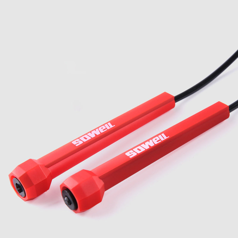 Fitness Crossfit Skipping Rope Cord Speed Jumping Exercise Equipment Adjustable Boxing Skipping Sport Jump Rope Red Balck