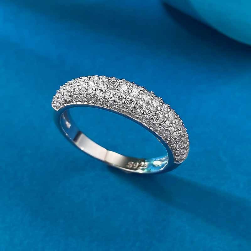 Rhinestone Zircon Ring For Women 04