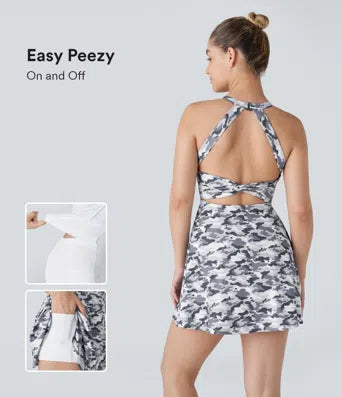 Backless Twisted Active Dress