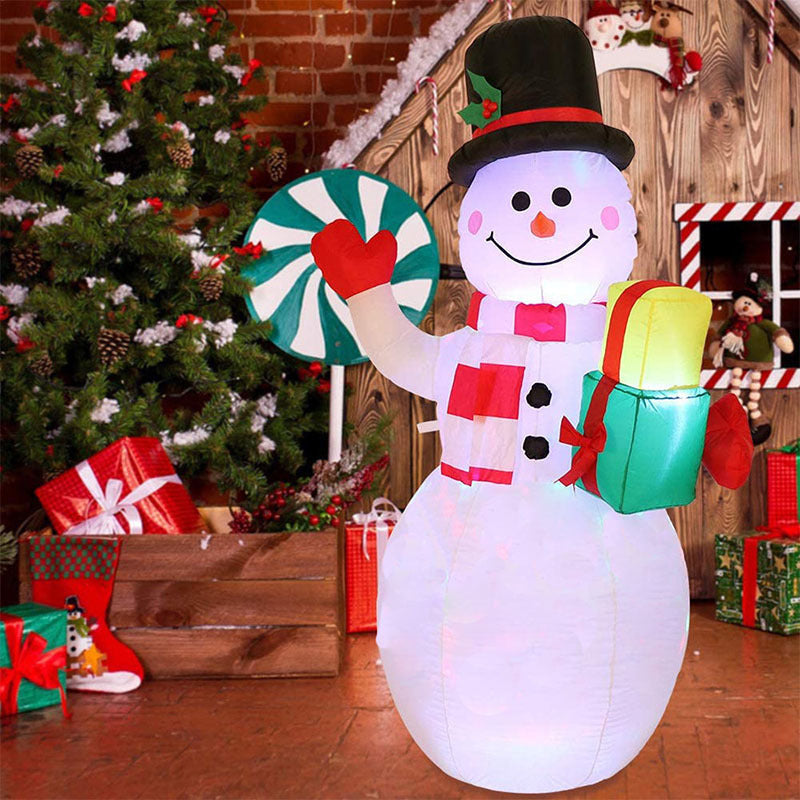 Christmas LED Lights Glowing Santa Tree Snowman 07