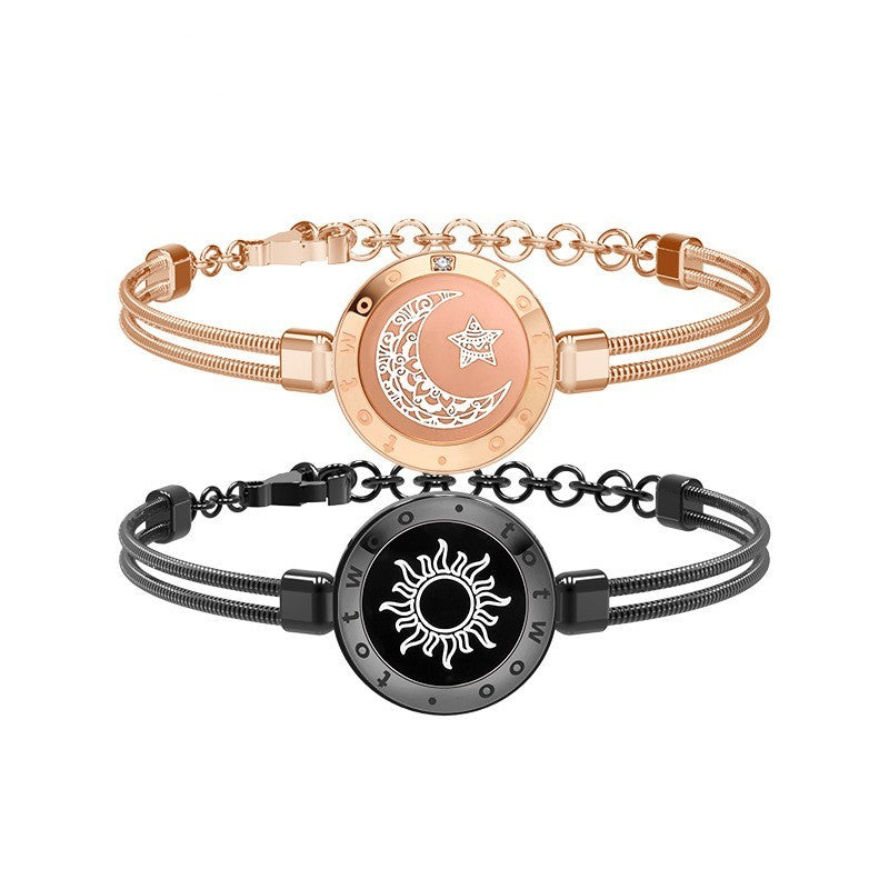 Sun-Moon Smart Sensing Couple Bracelet 06