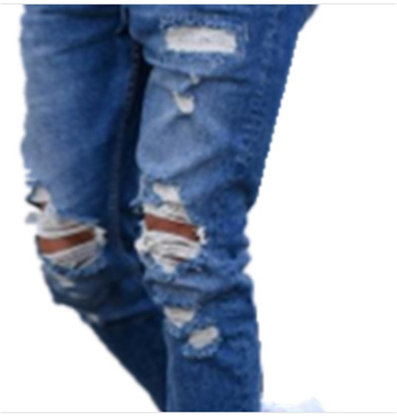 Hole men''s jeans 02