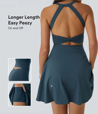 Backless Twisted Active Dress