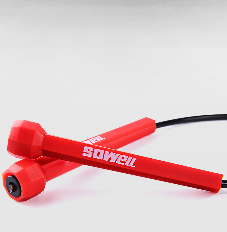 Fitness Crossfit Skipping Rope Cord Speed Jumping Exercise Equipment Adjustable Boxing Skipping Sport Jump Rope Red Balck