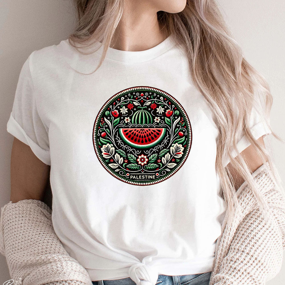 Funny Watermelon Printing Short Sleeve