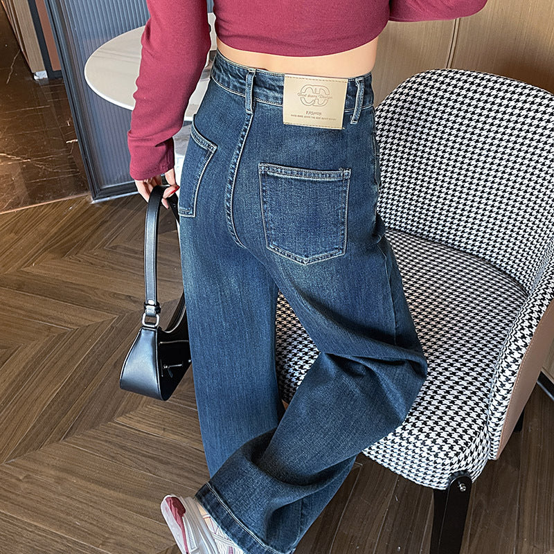 Women's Stretch High Waist Jeans Vintage