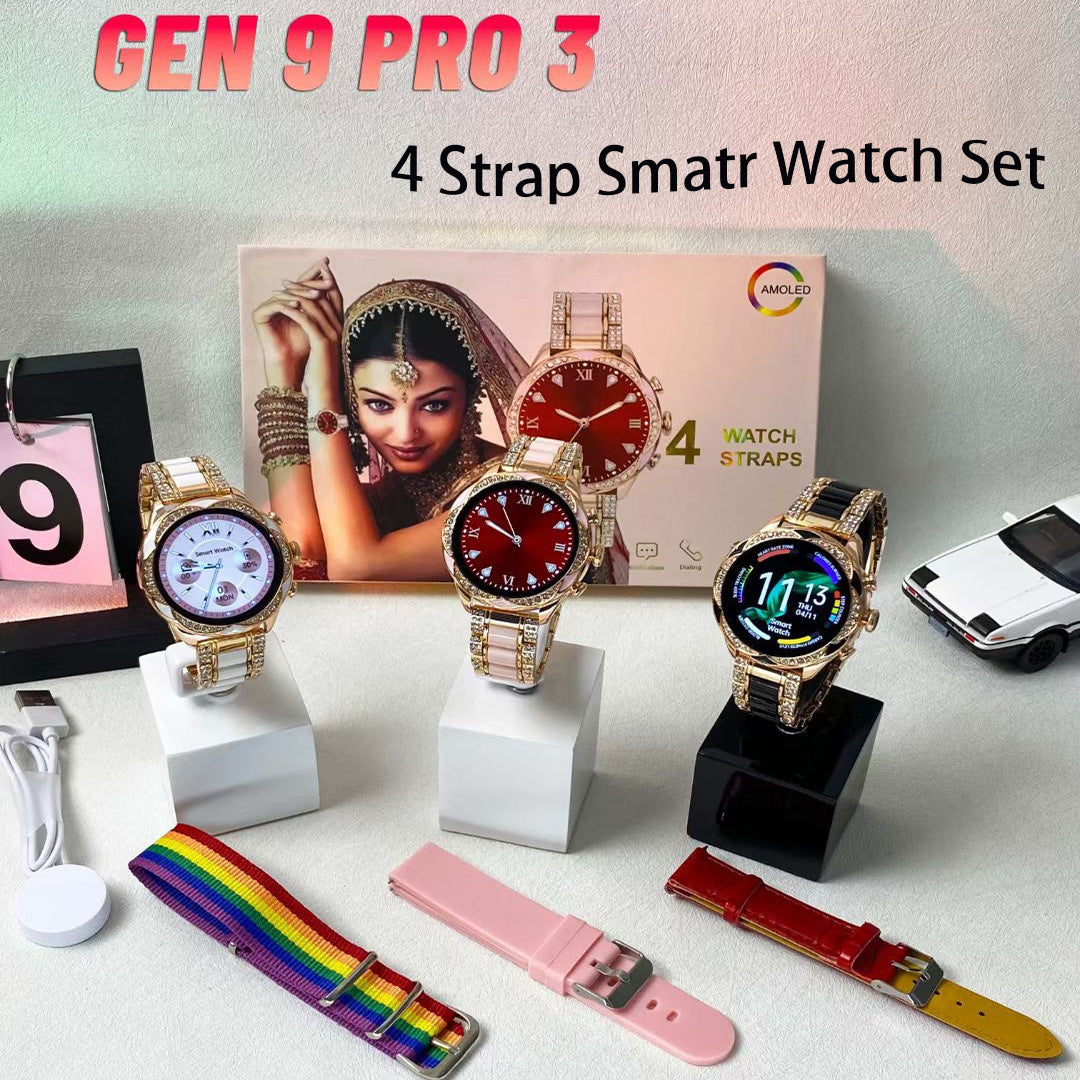 Heart Rate Blood Pressure Exercise Smartwatch Set 01
