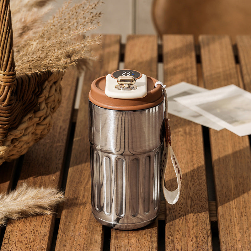 Digital Thermal Bottle Portable Coffee Mug 07