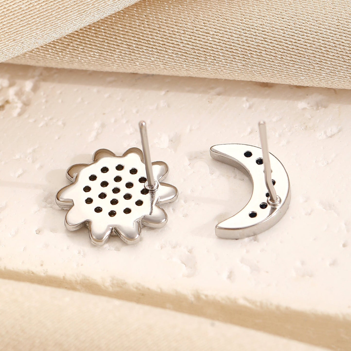 Sun And Moon Full Diamond Stainless 04
