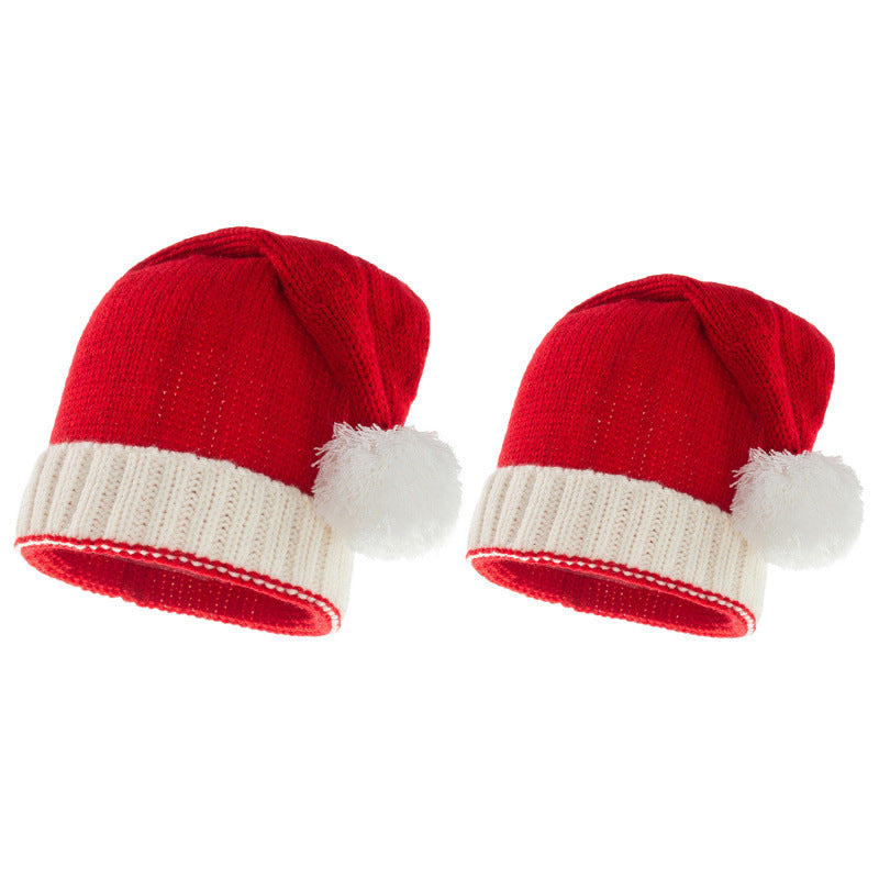 Christmas Hat With Fur Ball 05