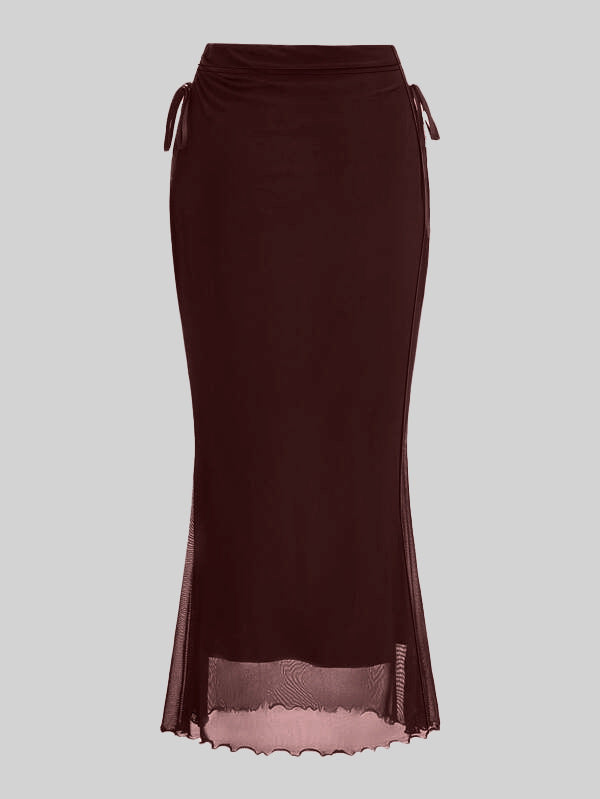 Cross-Border Sexy Long Sheath Fishtail Skirt