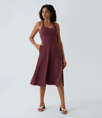 Backless Twisted Active Dress