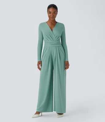 Breezeful™ Backless Racerback Side Pocket High Low Flowy Midi Quick Dry Casual Dress