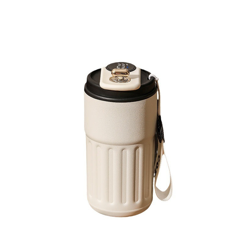 Digital Thermal Bottle Portable Coffee Mug 06