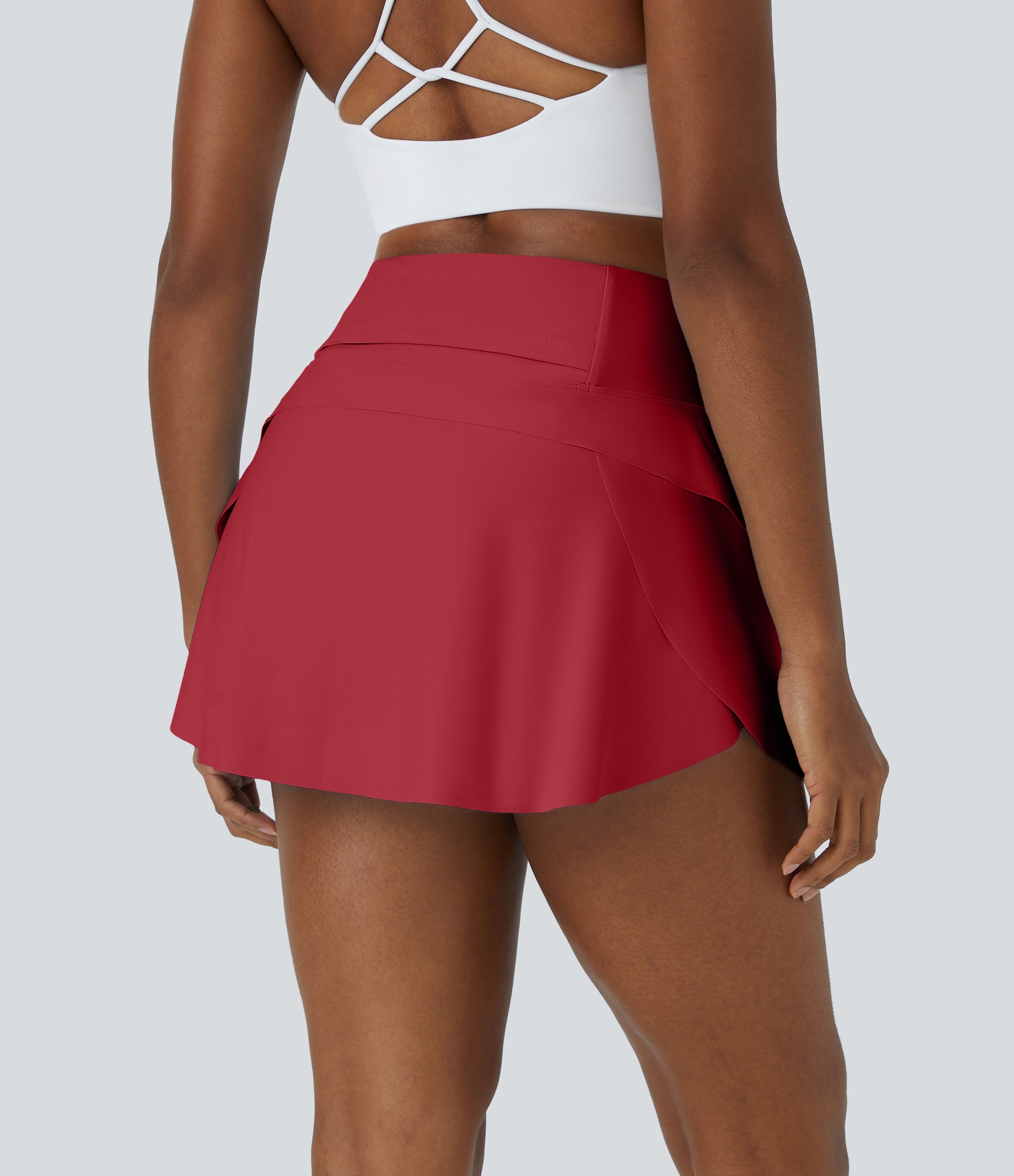 Halara Women's High-Waisted 2-in-1 Active Skort with Back Pocket & Built-in Shorts