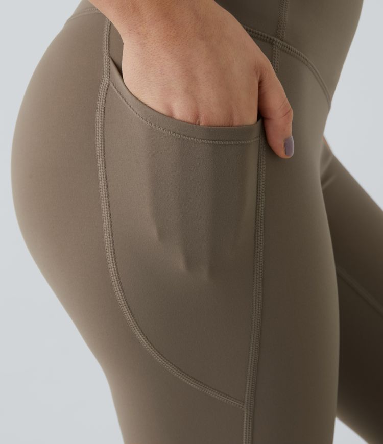 Halara UltraSculpt SoCinched High-Waisted Tummy Control Side Pocket Shaping Training Leggings