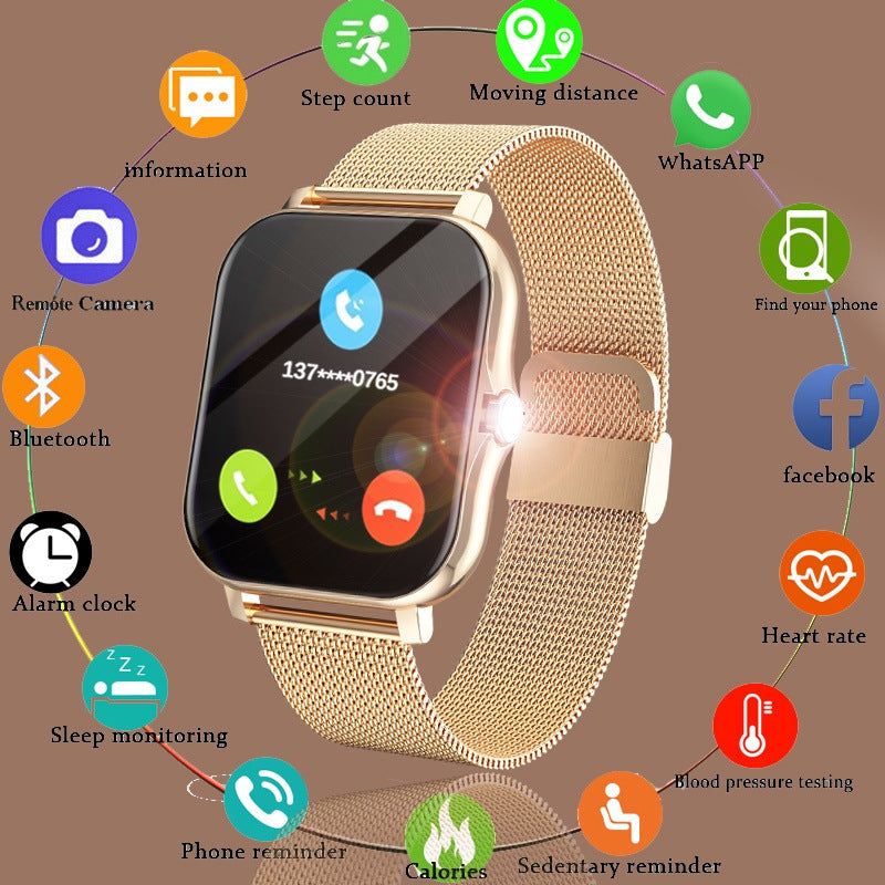 Magnetic Charging Smartwatch Sports Model 01