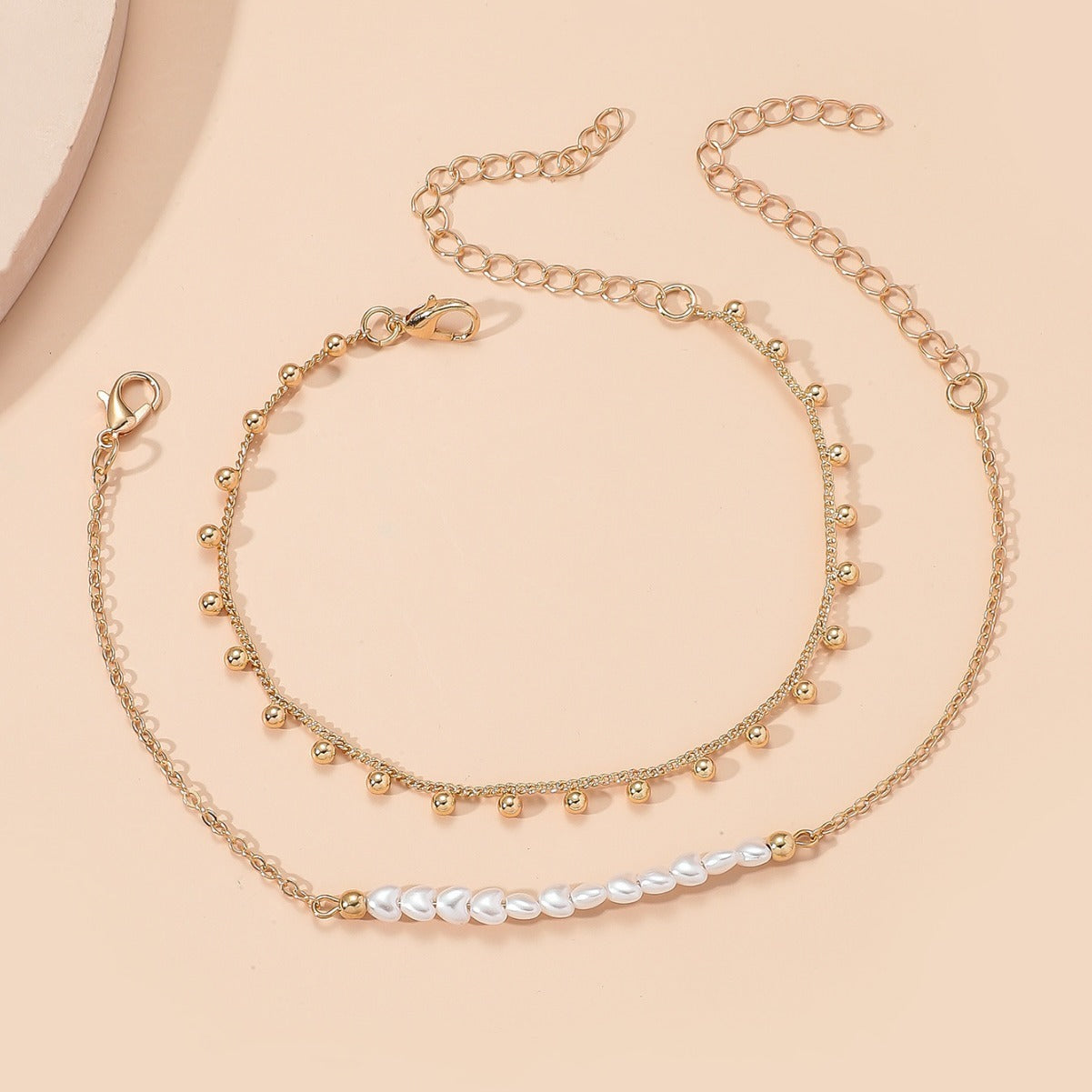 Handmade Beaded Love Pearl Round Beads Women's 03