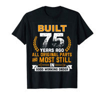 Funny 75th Birthday Shirts 75 Years Old Gifts