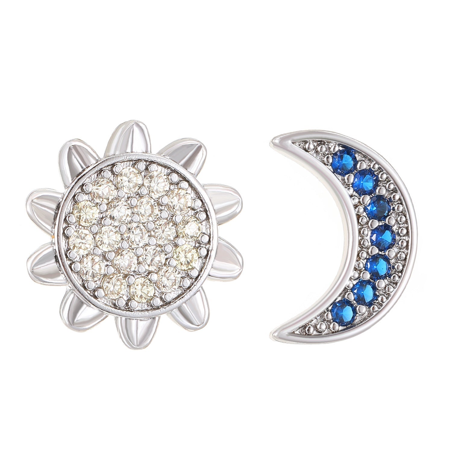 Sun And Moon Full Diamond Stainless 03