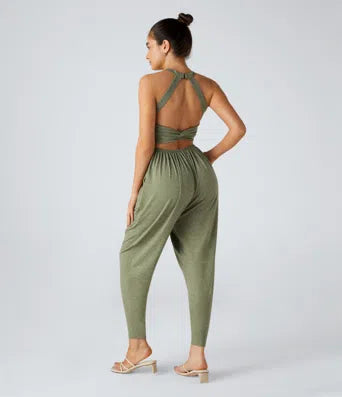 Backless Twisted Active Dress