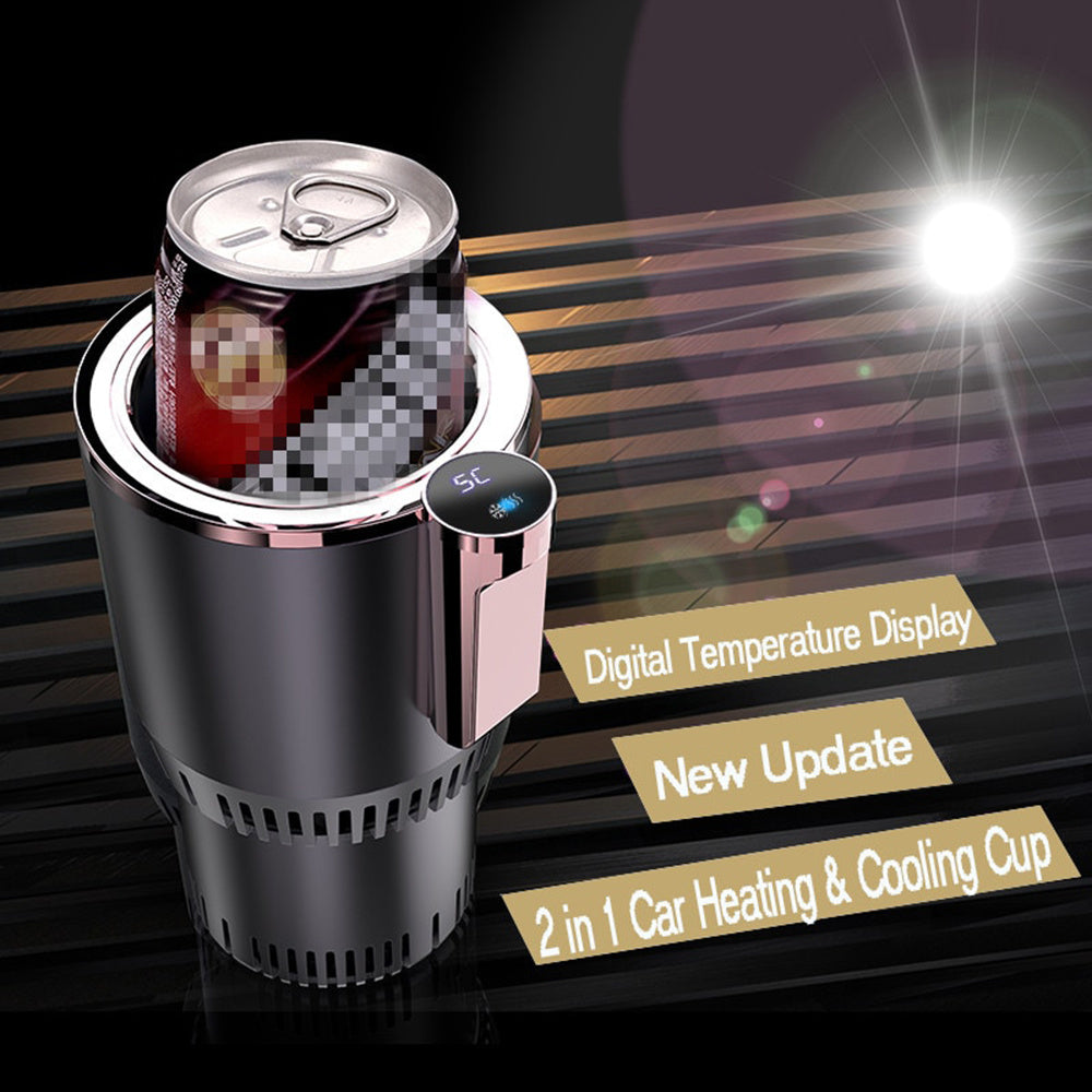 Intelligent Car Cup Warmer Cooler 2 in 1 with Smart Digital Display 04
