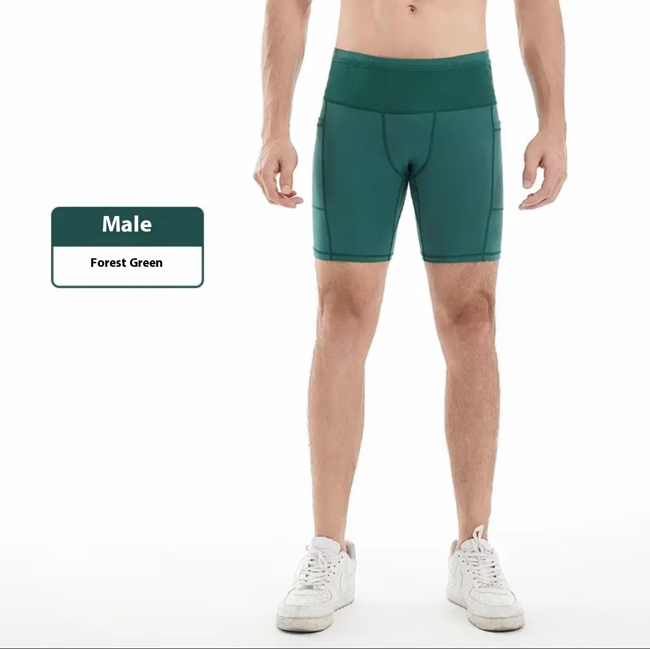 Men's And Women's Same Four-point Running Shorts Sports Quick-drying Compressed Pants