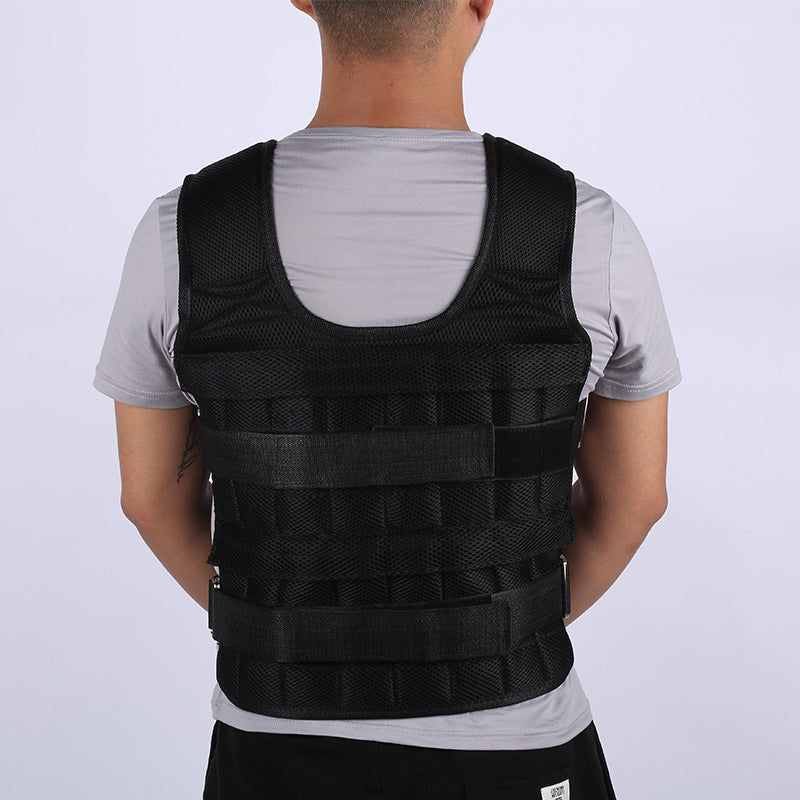 Invisible Breathable Fitness Weight Vest Adjustable Steel Plate