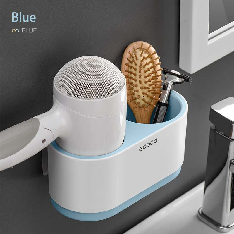 Hair Dryer Rack Toilet Shelf Bathroom Wall Hanging Hair Dryer Shelf 05
