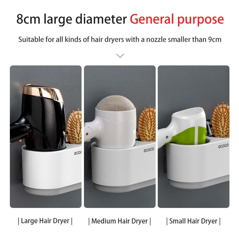 Hair Dryer Rack Toilet Shelf Bathroom Wall Hanging Hair Dryer Shelf 03