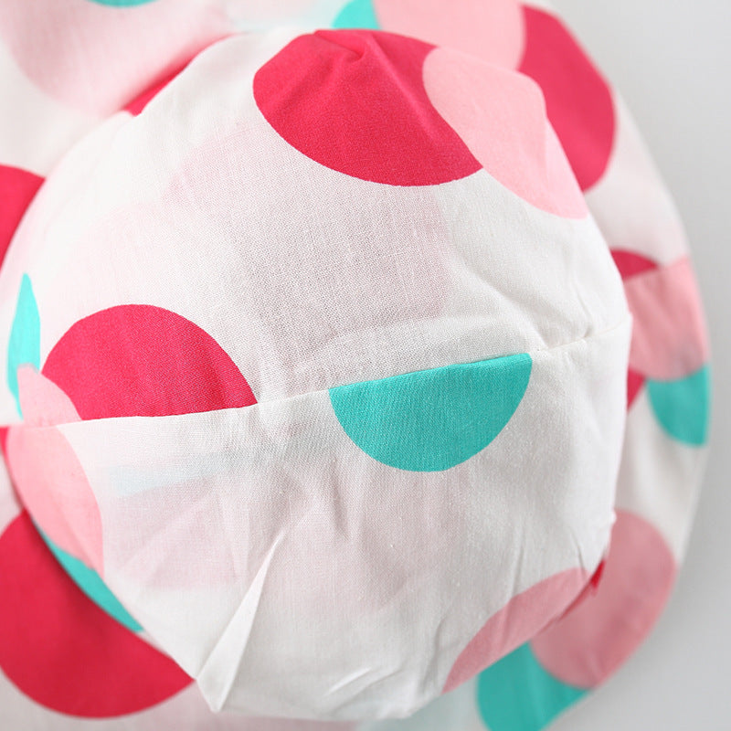 Children's Skirt Wholesale Summer Style Full Circle Printed Bow Skirt With Hat Girls Children's Clothing