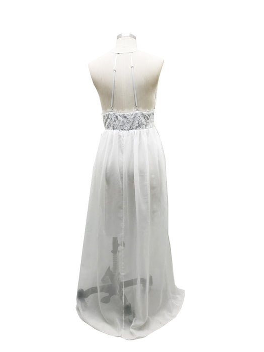European and American Halter Halter V-neck Halter Halter Sexy Dress Dress