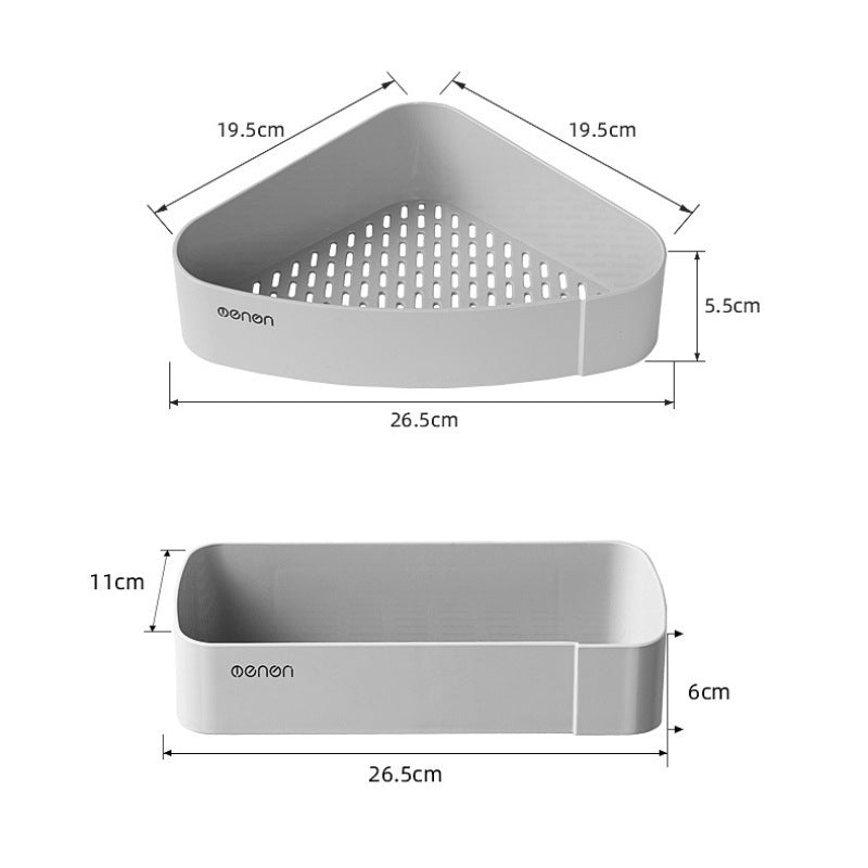 Bathroom Wall-mounted Corner Shelf 10