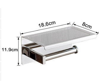 Wall Mounted Toilet Roll Storage Bathroom StorageSelf 06