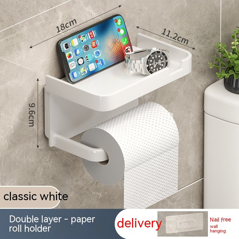Toilet Tissue Box Wall-mounted Shelves 03