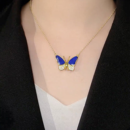 Magnetic Butterfly Necklace 01