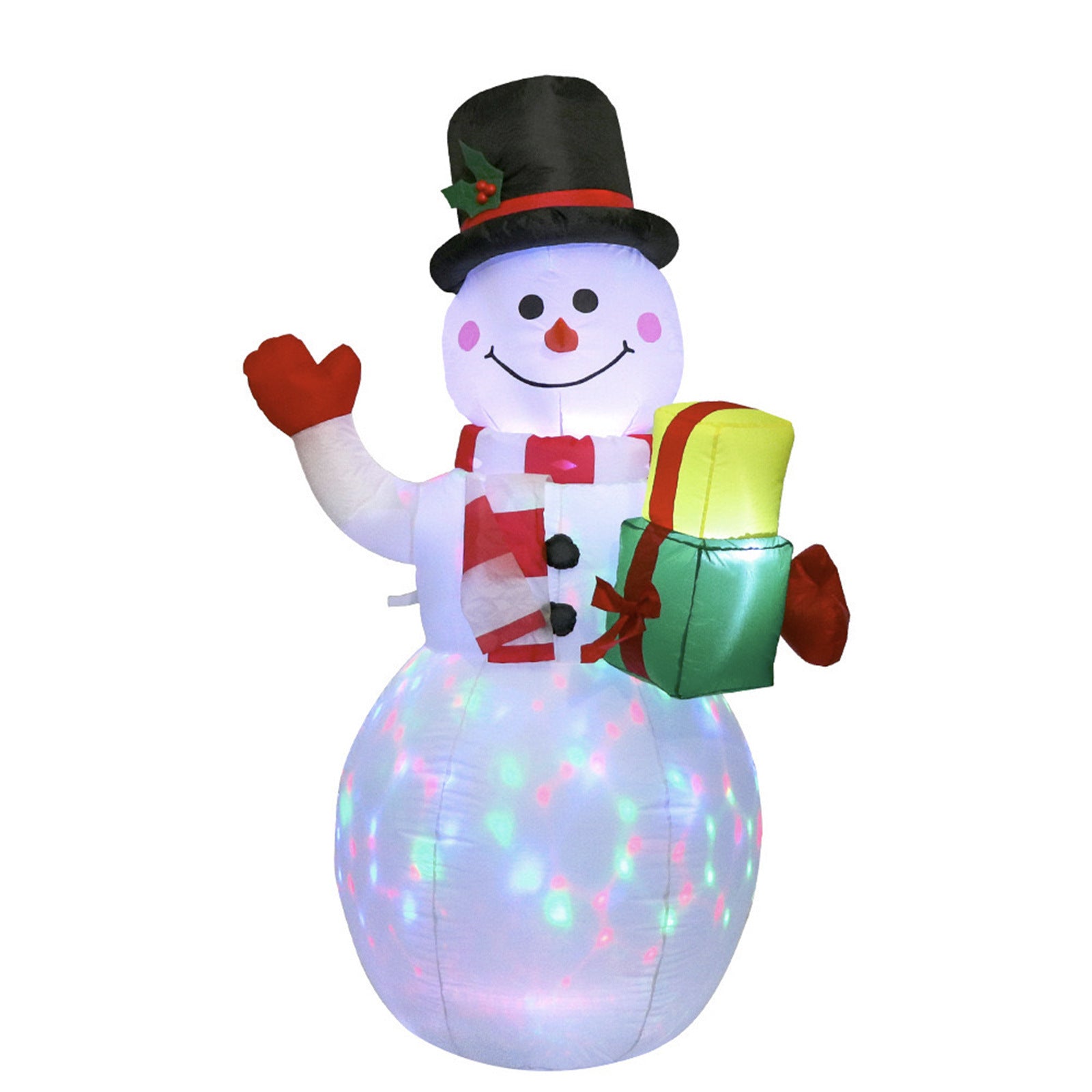 Christmas LED Lights Glowing Santa Tree Snowman 02