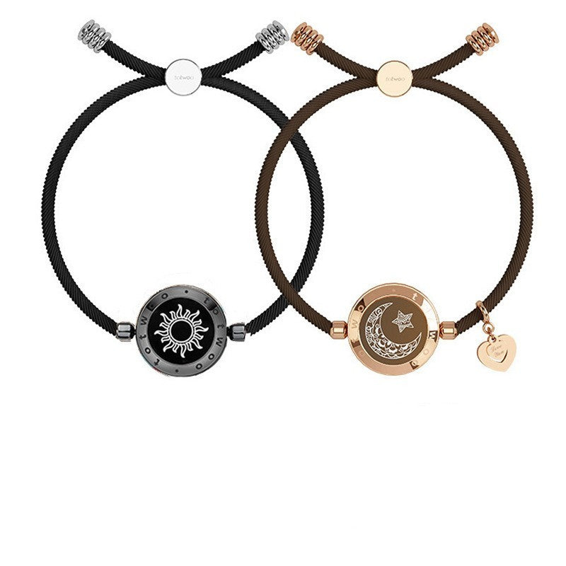 Sun-Moon Smart Sensing Couple Bracelet 08