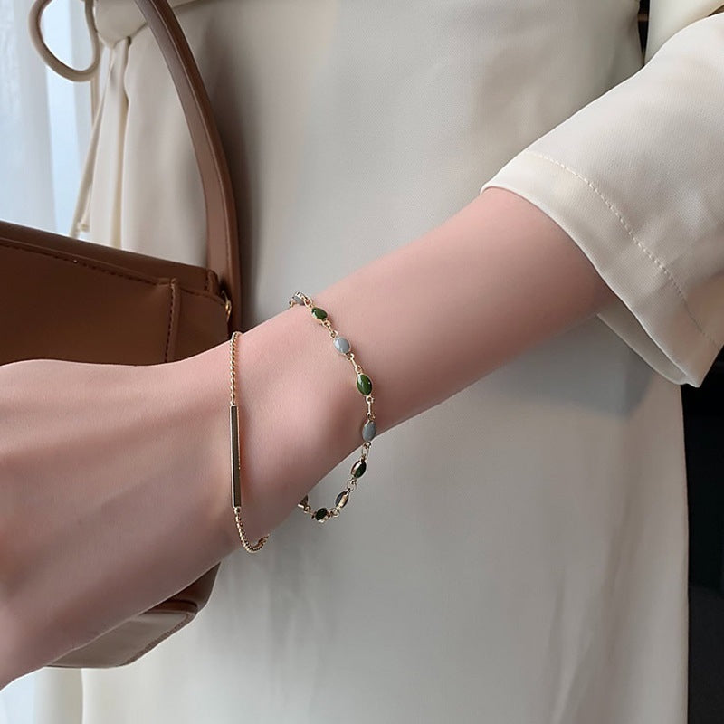 Gold Plating Korean Bracelet Women 02