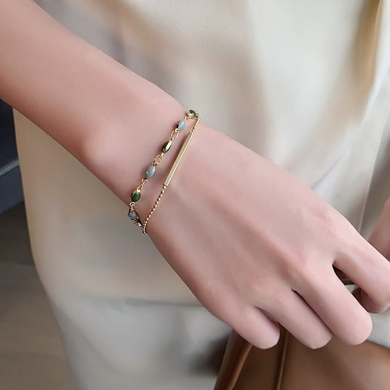 Gold Plating Korean Bracelet Women 04