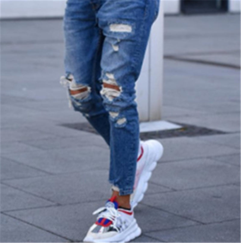 Hole men''s jeans 05