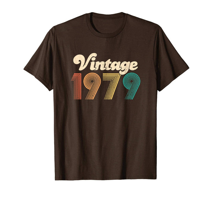 Funny 40th Birthday Gift - Vintage 1979 T-Shirt Classic Women Men