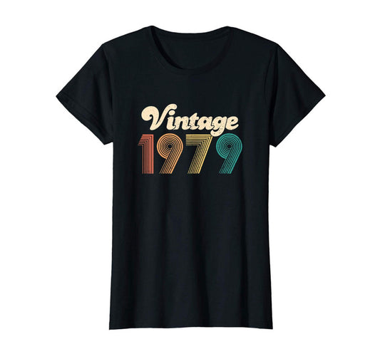 Funny 40th Birthday Gift - Vintage 1979 T-Shirt Classic Women Men